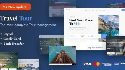 Travel Tour v5.3.5 Travel Booking WordPress [Activated]