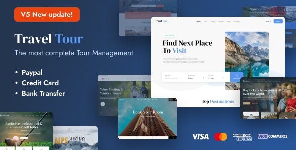 Travel Tour v5.3.5 Travel Booking WordPress [Activated]