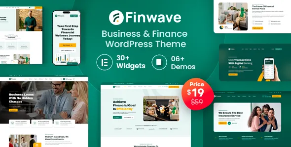 Finwave (v1.1.4) Business and Finance WordPress Theme