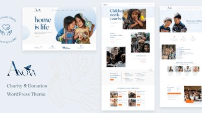 Anova (v1.1.1) Charity & Donation WordPress Theme