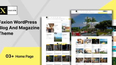 Faxion (v1.0.0) Fashion Magazine WordPress Theme