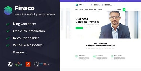 Finaco (v2.8) Consulting & Business WordPress Theme ##