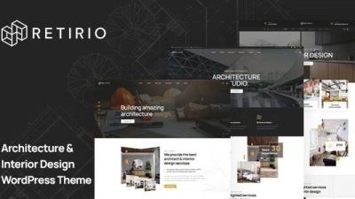 Retirio (v1.1.6) Architecture and Interior WordPress Theme