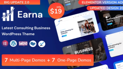Earna v1.1.2 Consulting Business WordPress Theme