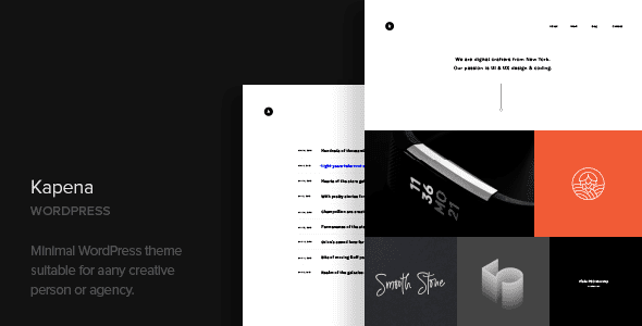Kapena (v1.3) Minimal Portfolio WordPress Theme