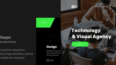 Seppo (v1.5) Corporate One Page WordPress Theme