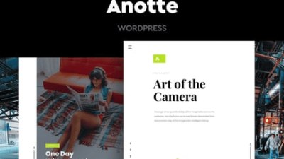 Anotte (v1.9) Horizontal Photography WordPress Theme
