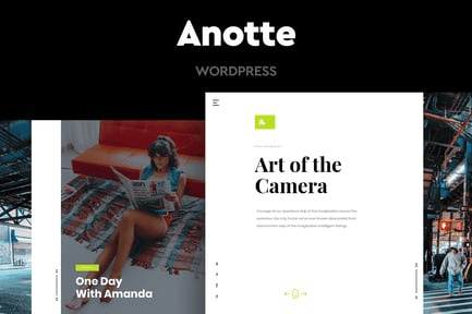 Anotte (v1.9) Horizontal Photography WordPress Theme