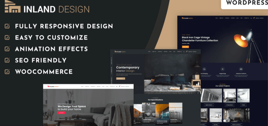Inland v1.0.6 Architecture & Interior Design Elementor Theme With AI Content Generator