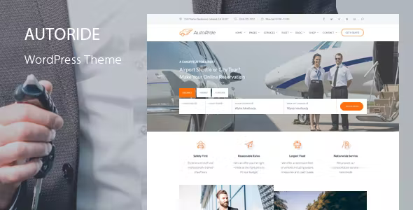 AutoRide (v3.2) Chauffeur Booking WordPress Theme