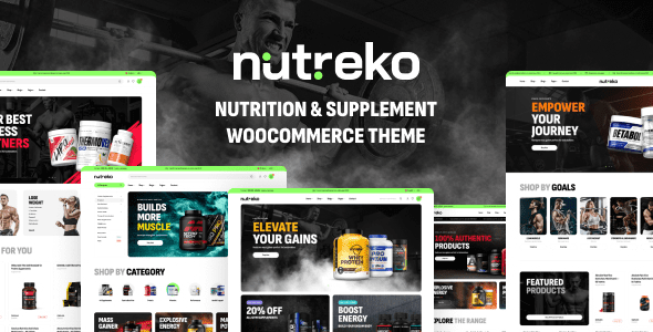 Nutreko (v1.0.8) Nutrition & Supplement WooCommerce Theme