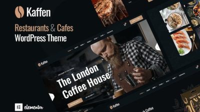 Kaffen (v1.2.6) Restaurant WordPress Theme