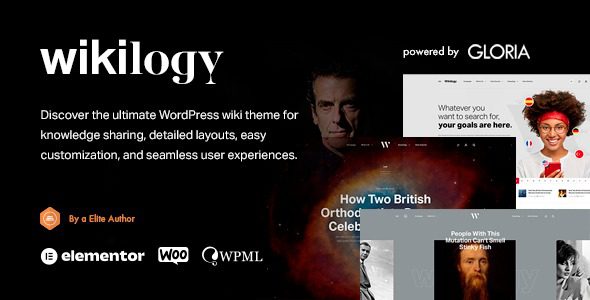 Wikilogy v2.0.2 Wiki, Magazine & News WordPress Theme