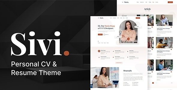 Sivi (v1.5) Personal CV/Resume Theme