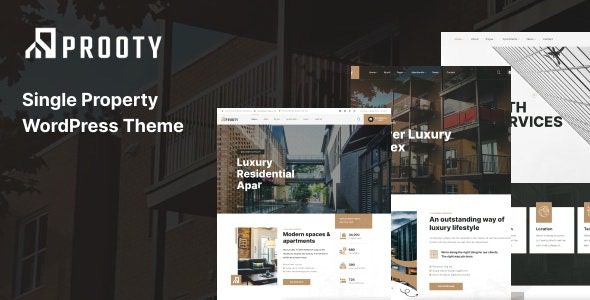 Prooty (v1.1.4) Single Property WordPress Theme