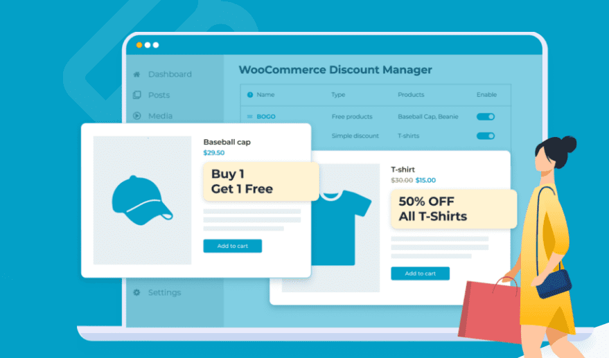 WooCommerce Discount Manager v1.2.9 Barn2Media (Activated)