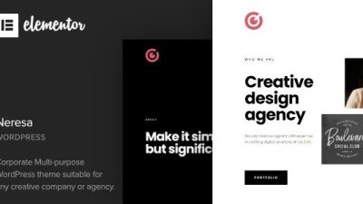 Neresa (v1.4) Elementor WordPress Theme