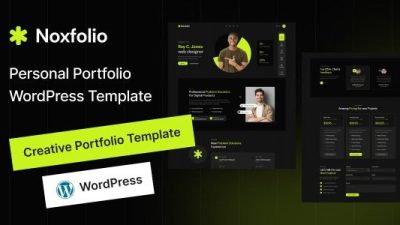 Noxfolio (v1.1.2) Personal Portfolio Resume WordPress Theme