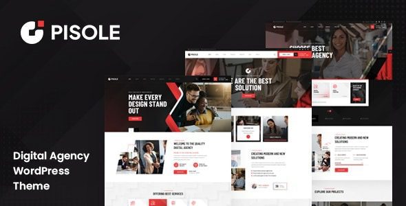 Pisole (v1.1.1) Digital Creative Agency WordPress Theme