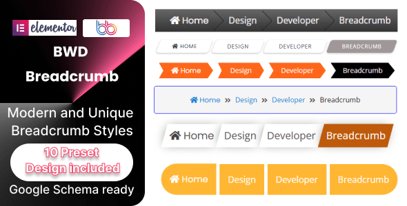 BWD Breadcrumb Addon For Elementor v1.4