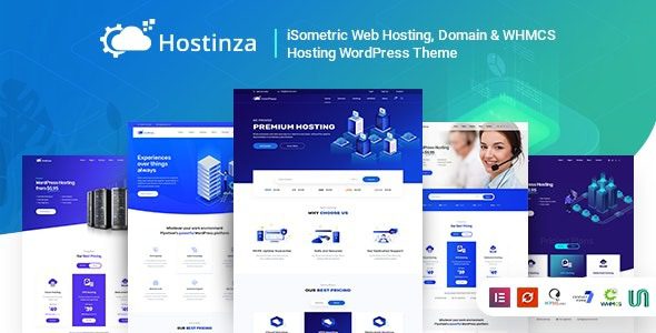 Hostinza (v3.1.0) Whmcs Web-Hosting WordPress Theme