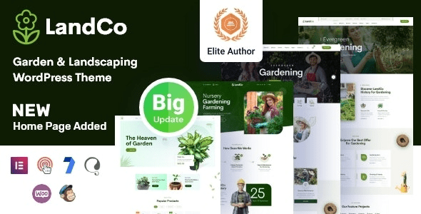 Landco (v1.1.5) Garden & Landscaping WordPress Theme + RTL