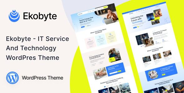 Ekobyte v1.0.0 IT Service & Technology WordPress Theme