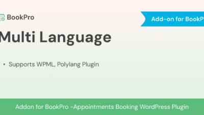 Multi Language Add-on for BookPro Plugin插件下载