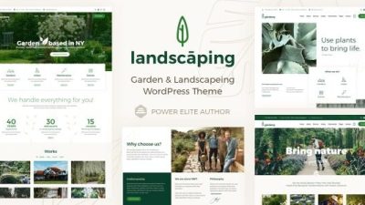 Verdantia (v37.0) Landscaping and Garden WordPress Theme [Activated]