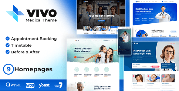 Vivo (v1.1.3) Health & Medical WordPress Theme