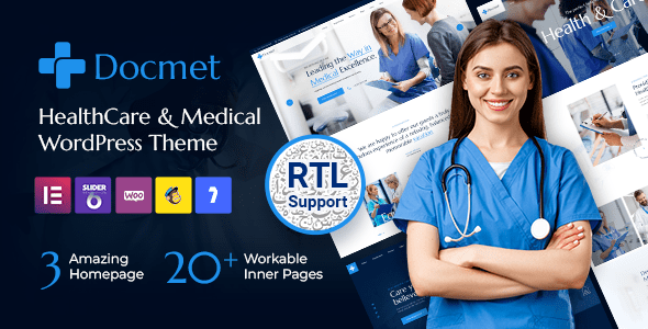 Docmet (v1.8) HealthCare and Medical WordPress Theme