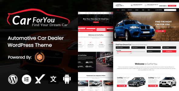 CarForYou (v8.2.2) Automotive Car Dealer WordPress Theme