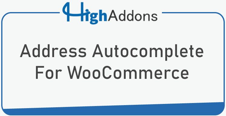 Address Field Autocomplete For WooCommerce v1.3.0