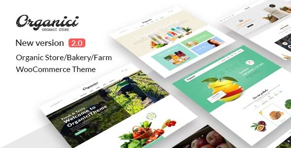 Organici (v2.1.2) Organic Store Bakery WooCommerce Theme