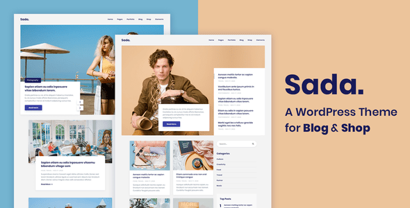 Sada (v1.1.4) A WordPress Theme For Blog & Shop