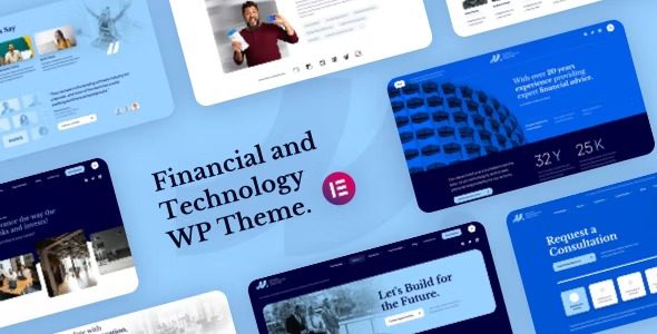 MLab (v1.0.5) Financial and Technology WordPress Theme