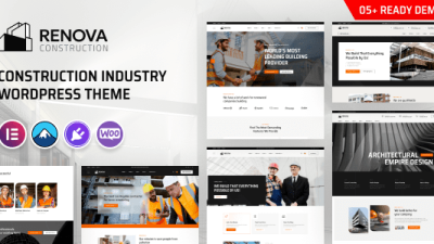 Renova (v1.0) Construction Industry WordPress Theme