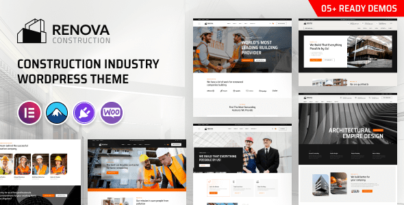 Renova (v1.0) Construction Industry WordPress Theme