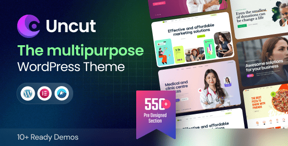 Uncut (v1.0) The Multipurpose WordPress Theme