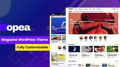 Bopea (v1.1.4) Newspaper & Magazine WordPress Theme