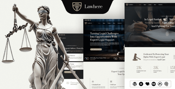 Lawhere (v1.0.4) Attorney WordPress Theme