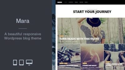 Mara (v2.5.6) Beautiful Photo WordPress Blog Theme