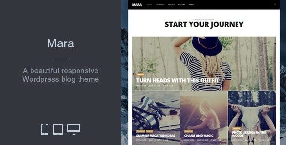 Mara (v2.5.6) Beautiful Photo WordPress Blog Theme