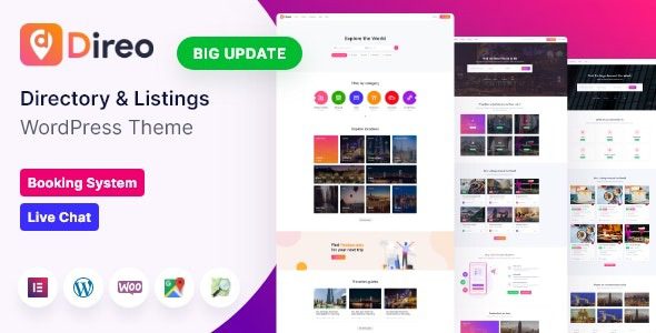 Direo (v2.25) Directory & Listing WordPress Theme