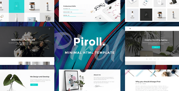 Piroll (v1.2.4) Portfolio WordPress Theme