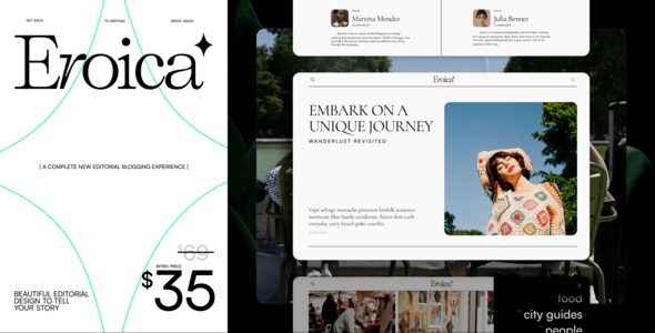 Eroica (v1.3.1) Bold & Lightweight WordPress Blog Theme