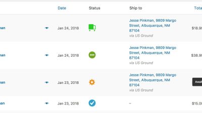 WooCommerce Order Details v3.2