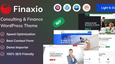 Finaxio v1.0.1 Consulting & Finance WordPress Theme