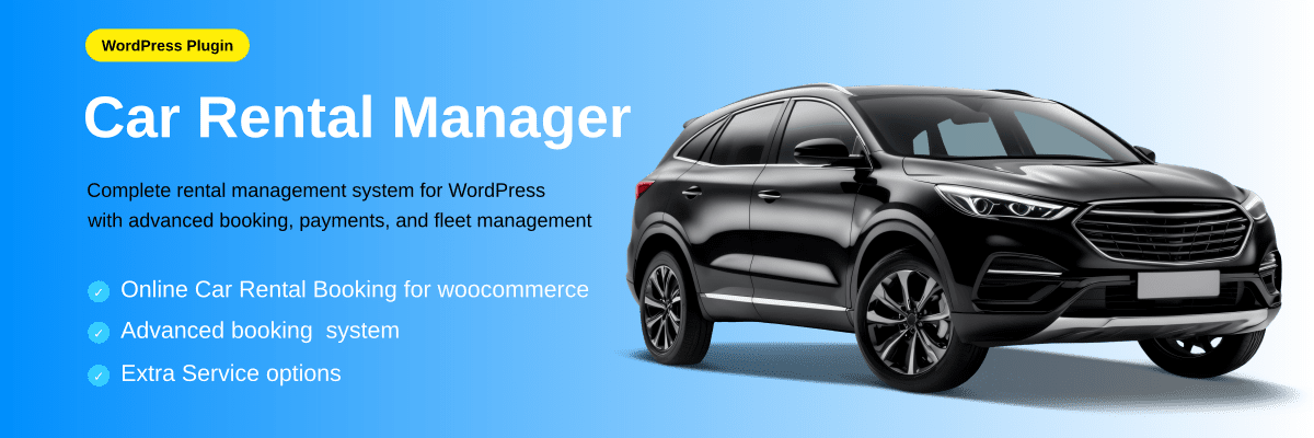 Car Rental Plugin for WordPress - WpCarRently (v1.0.0)