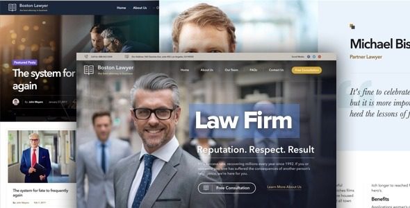Lawyer v25.4 WordPress Theme